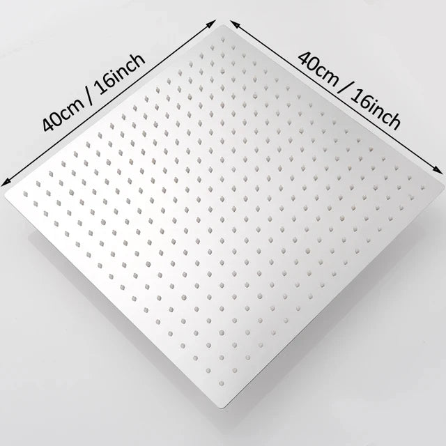 16 Inch Luxury Ultrathin Rainfall Shower Head