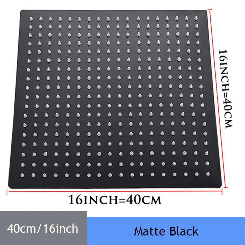16 Inch Luxury Ultrathin Rainfall Shower Head