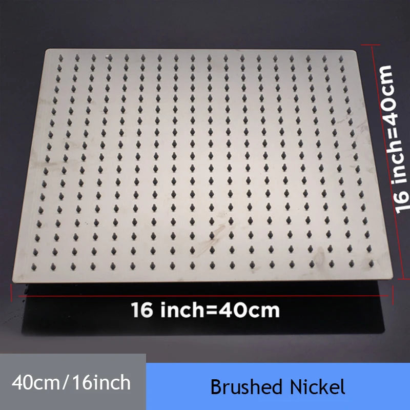 16 Inch Luxury Ultrathin Rainfall Shower Head