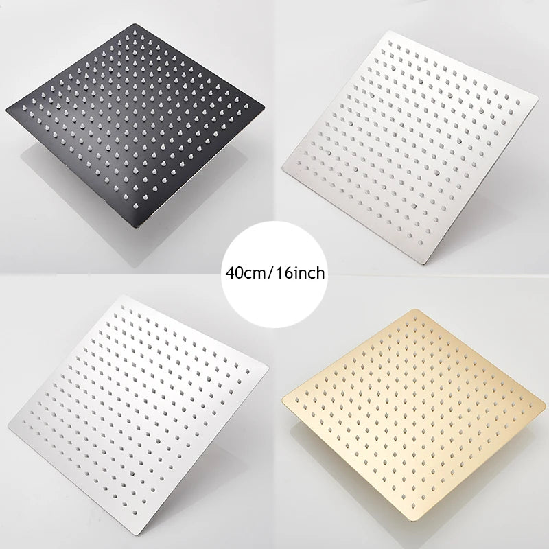 16 Inch Luxury Ultrathin Rainfall Shower Head