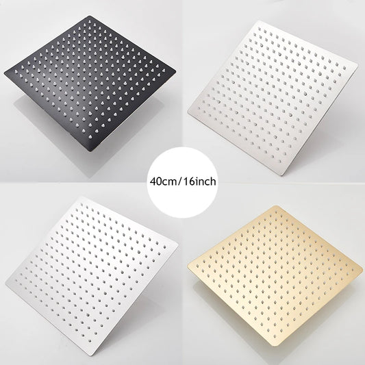 16 Inch Luxury Ultrathin Rainfall Shower Head