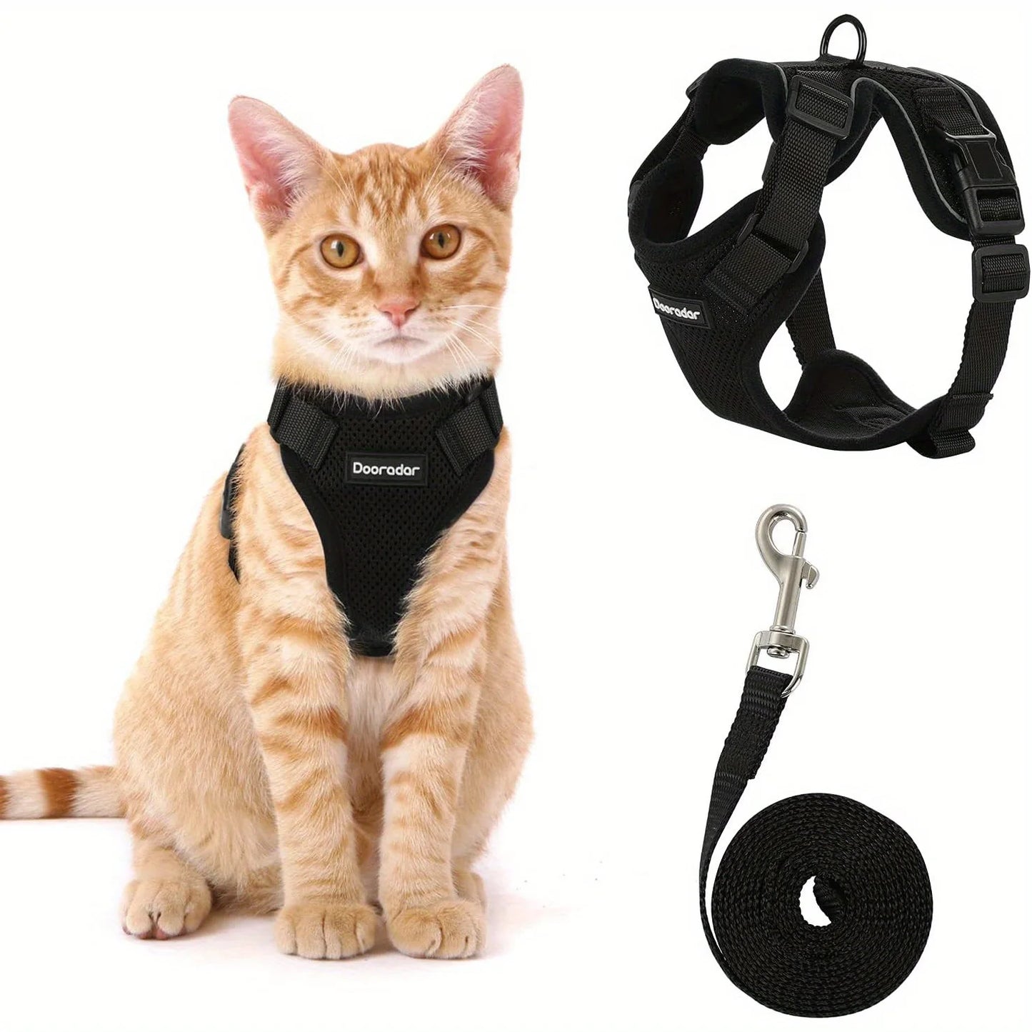 Adjustable Cat Leash Vest  Non-Slip
