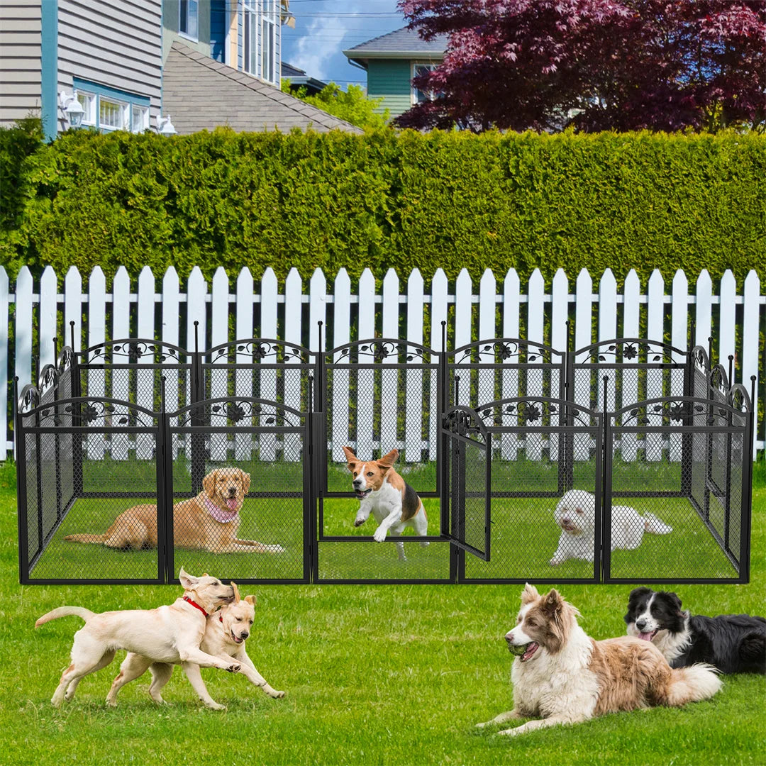 8 Panels DIY Heavy Duty Dog Playpen