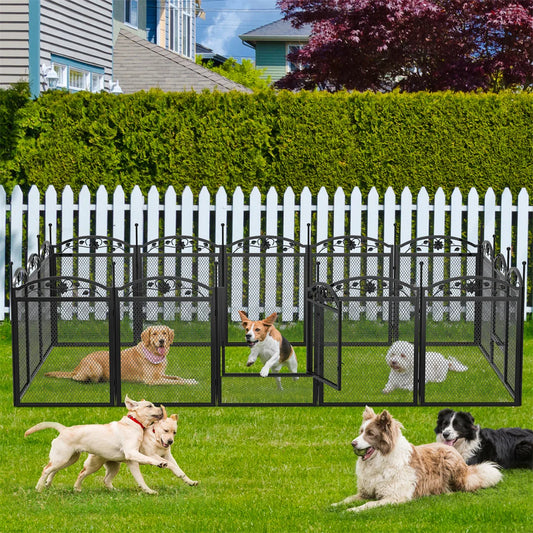 8 Panels DIY Heavy Duty Dog Playpen