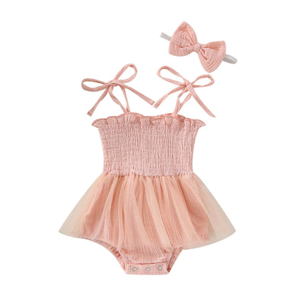 0-18M 2Pcs Summer Newborn Infant Baby Girls