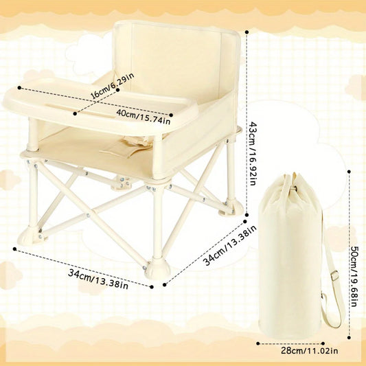 Stylish Durable High Chair with Adjustable Footrest
