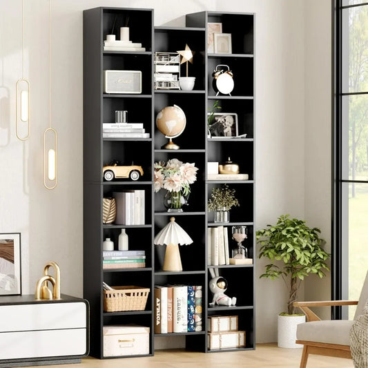Triple Wide 8 Tier Media Storage Tower