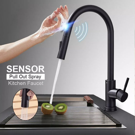 Pull Out Touch Control Sensor Kitchen Faucet