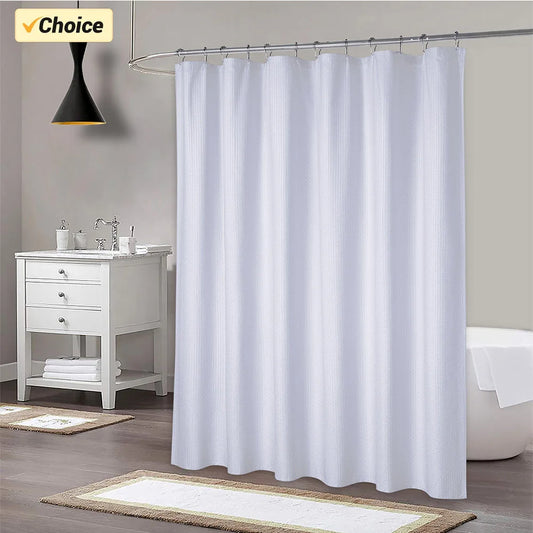 Soft Microfiber Fabric Shower Curtain or Liner