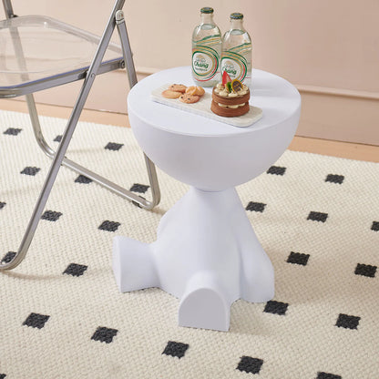 Small flat head coffee table cream style