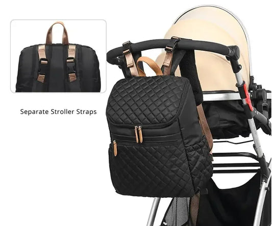 New Baby Multifunctional Backpack Fashion Diaper Bag