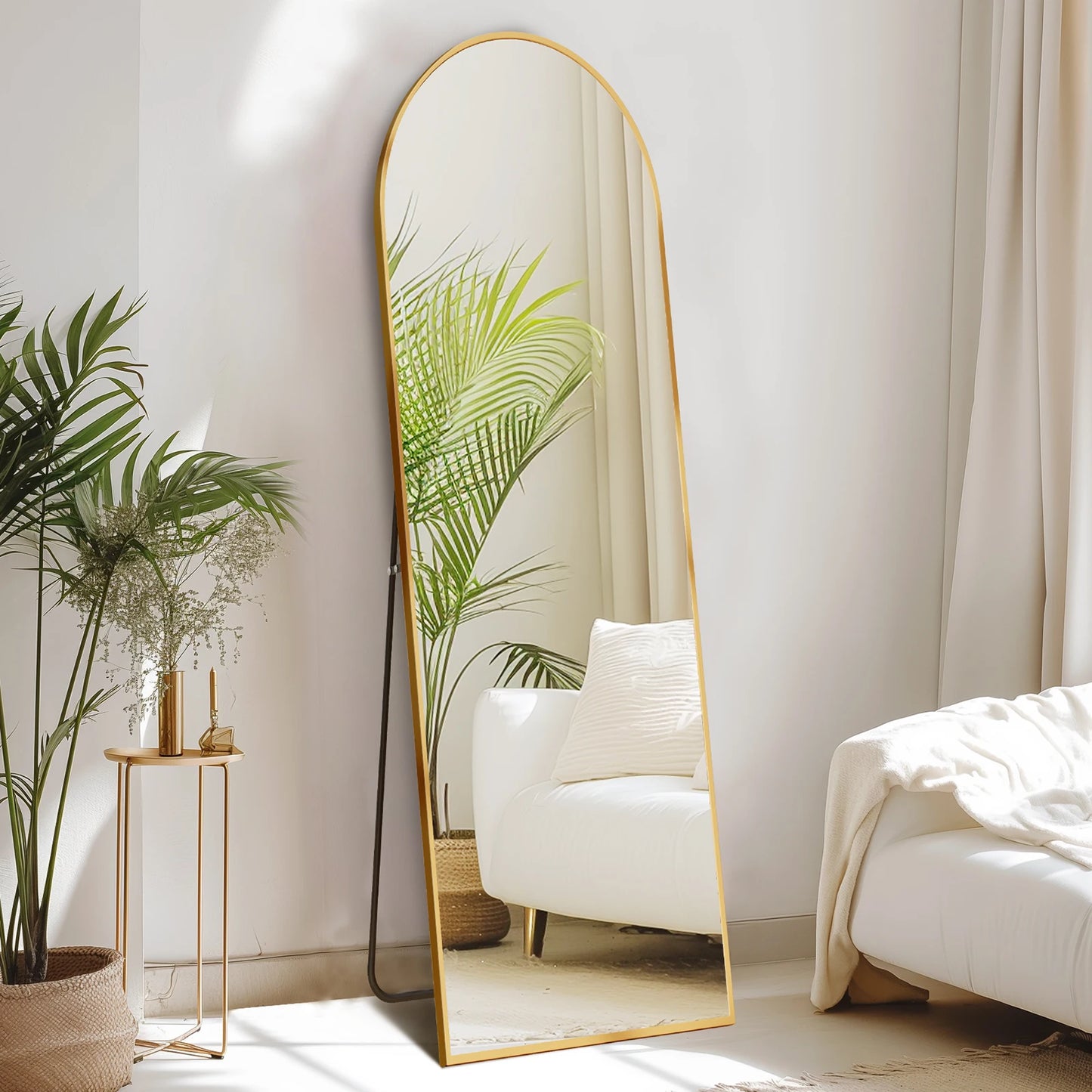 Full Length Right Angle Mirror with Stand