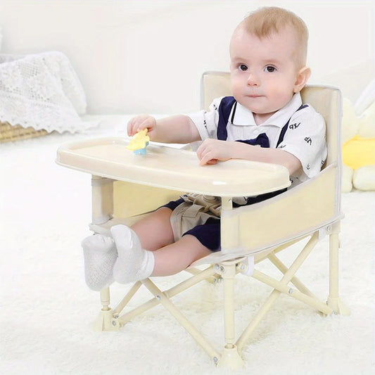 Stylish Durable High Chair with Adjustable Footrest