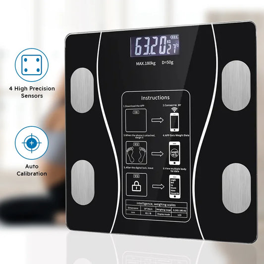 Smart Body Fat Scale Wireless LED