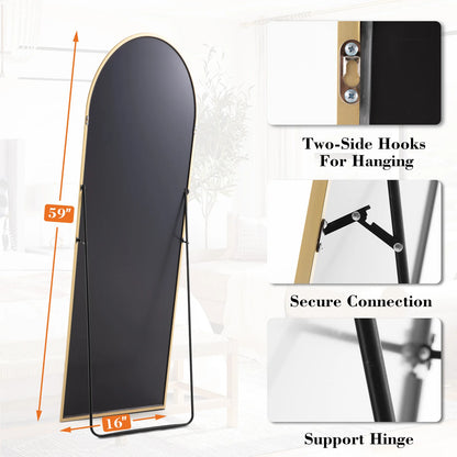 Full Length Right Angle Mirror with Stand