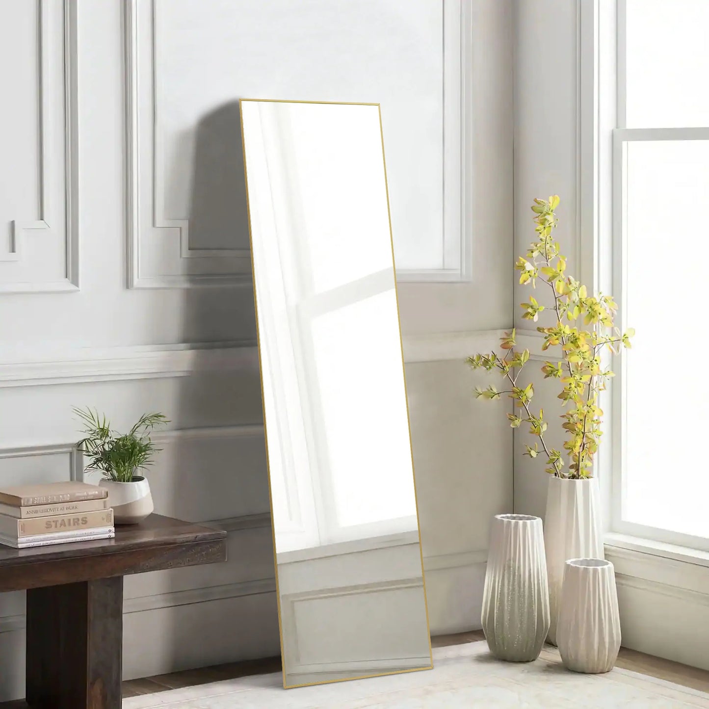 Full Length Right Angle Mirror with Stand