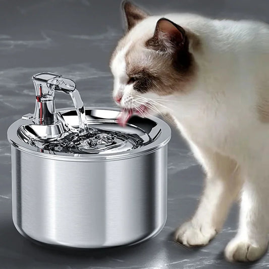 2L Automatic stainless steel pet water dispenser