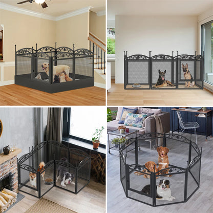 8 Panels DIY Heavy Duty Dog Playpen