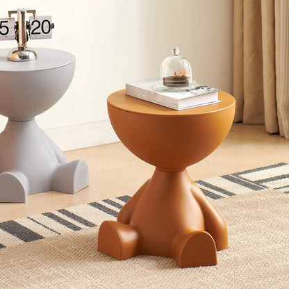Small flat head coffee table cream style