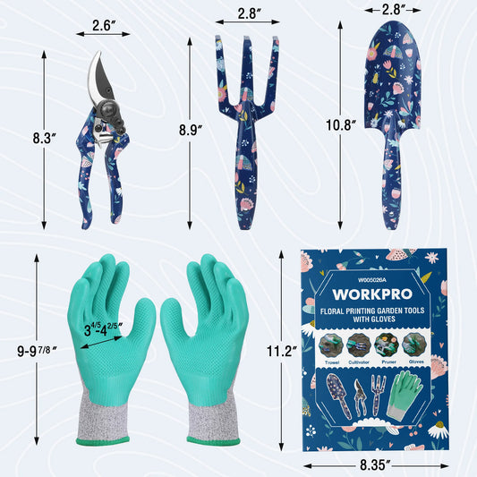 Aluminum Hand Garden Tool Set  4PCS