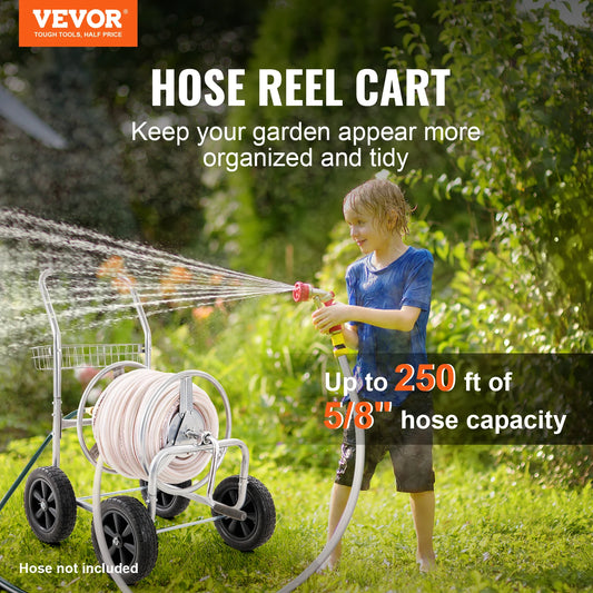 250ft Heavy Duty Hose Reel Cart