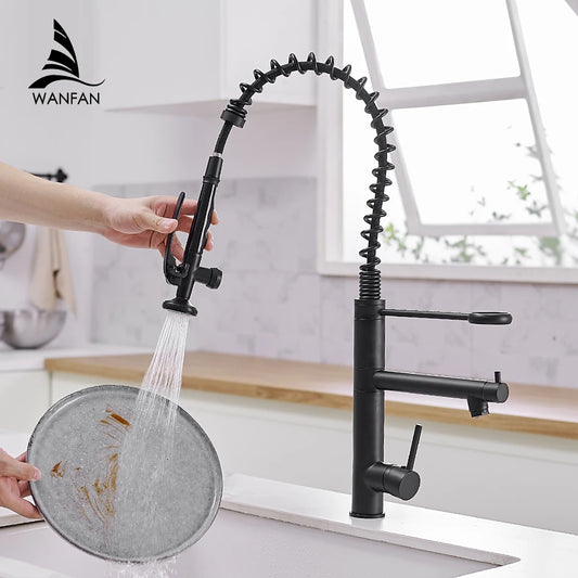 Tall Kitchen Faucet Pull Out Spray