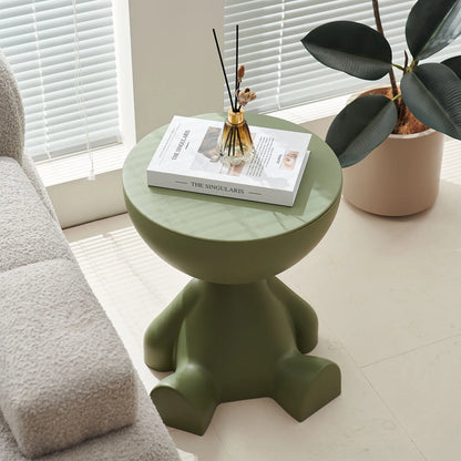 Small flat head coffee table cream style